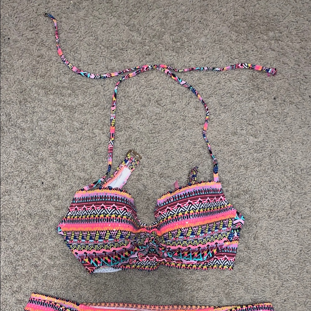 Tribal print bikini set